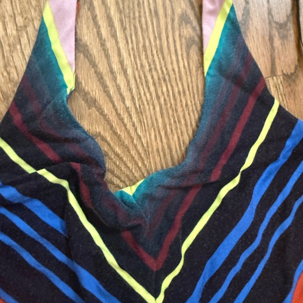 FELICITY AND COCO HALTER TIE NECK MAXI DRESS SIZE MEDIUM - Picture 5 of 6